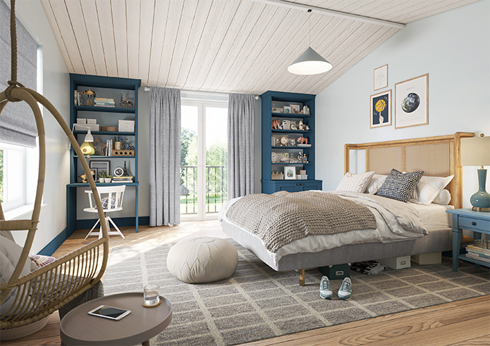Friar, Loch Blue - Made to Measure Curtains - Image 8